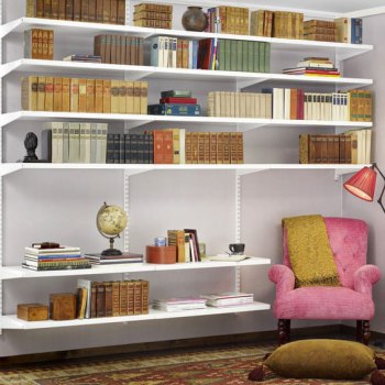 Белая Система хранения вещей Aristo Decor в гостиной