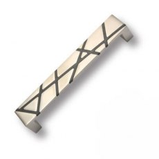 Мебельная ручка-скоба Brass модерн сатиновый никель